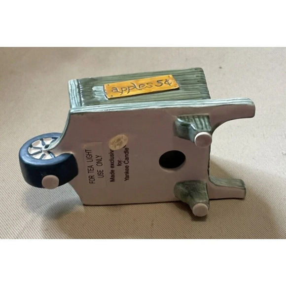 Yankee Candle Tealight Votive Holder Fresh Red Apples Cart 5 cents Retired - Picture 6 of 8